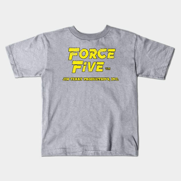 Force Five Kids T-Shirt by CCDesign